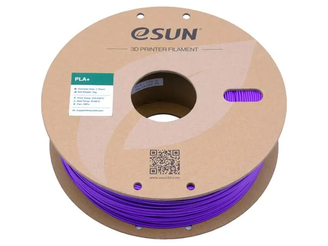 eSUN PLA+ 3D printer Filament 1,75mm Paars 1kg