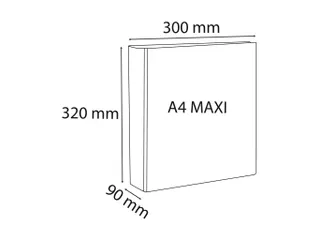 Ringmap Pp Personaliseerbaar Kreacover 4D-Ringen 60mm A4 Maxi Wit - 8