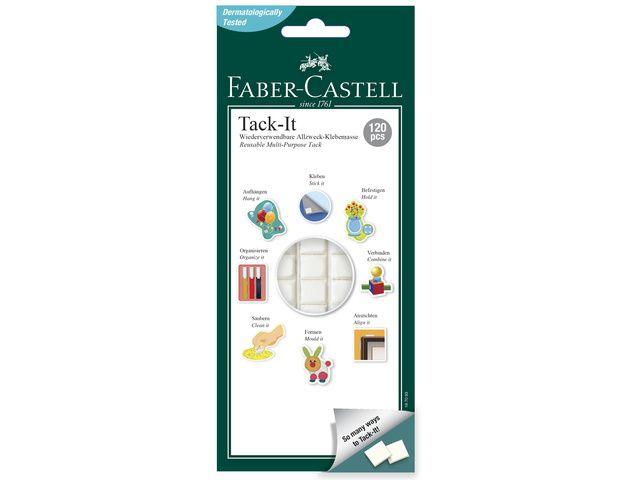 Tack-it Faber-Castell kleefpads 120 stuks a 75g | FaberCastellShop.nl
