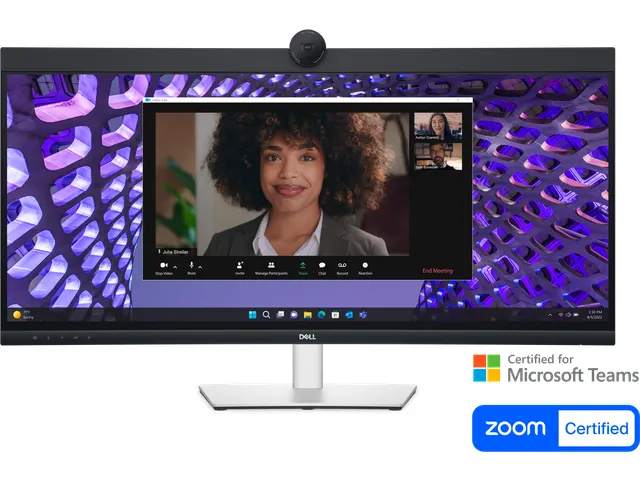 Dell Monitor 34 Inch Curved Video Conferencing Monitor P3424WEB