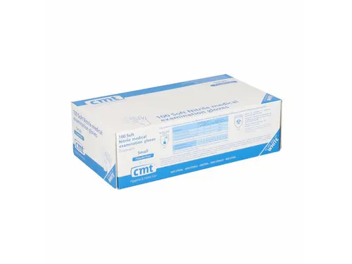 Soft Nitril Handschoenen Poedervrij Maat M Wit 10x100 Stuks