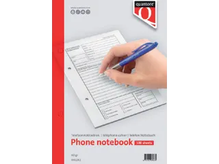 Telefoonnotitieblok Quantore 100vel 60 Gram - 3