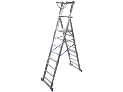 telescoop-platformladder,bordes HxBxD 1550-2100x500x450mm,aluminium