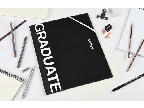 Tekenmap Canson Graduate elastieksluiting 260x330mm zwart