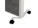 MAULcocoon Scheidingswand 100x180cm grijs mobiel Frame Wit