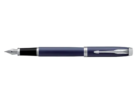 Vulpen Parker IM Matt Blue CT Finish Medium Blauwe inkt