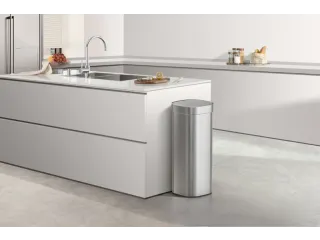 Afvalbak Loft Touch Top Bin 40 liter Mat RVS - 5