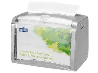 Tork 272613 Xpressnap Tabletop Napkin Dispenser Lichtgrijs - 1