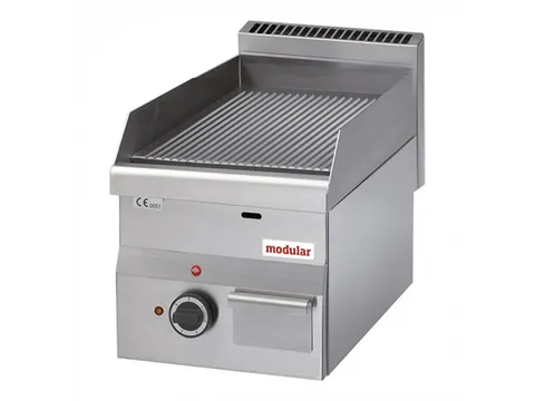 Modular Bak/grillplaat ribbel Elektrisch