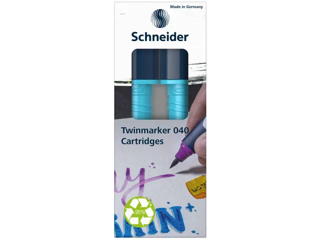 Twinmarker Schneider cartridge Paint-It 040 bleu Alaska 026