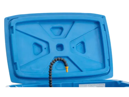 Deksel,v. reinigingstafel,PE,blauw