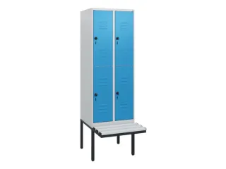 Dubbeldekse dekenkist,HxBxD 1950x600x815mm,2x2vak.,vak B 300mm - 1