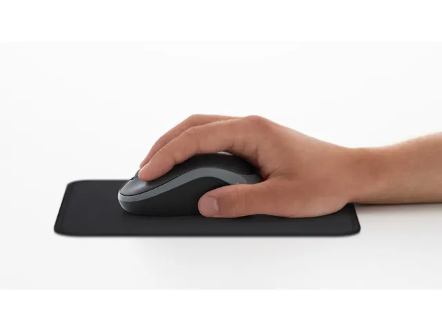 Draadloze Muis Logitech M185 Grijs Zwart