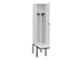 locker met bank,voor scheiding van kleding,HxBxD 2120x400x815mm,1vak