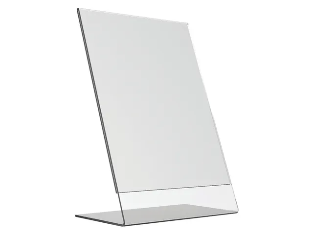 Kaarthouder Europel L-standaard A4 staand acryl