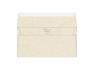 Envelop DL 110x220mm Keaykolour 170µm Parchment Natural 120 Gram - 1