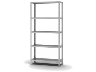 magazijnstelling,grondveld,HxBxD 2000x1000x300mm,vaklast 350kg - 2