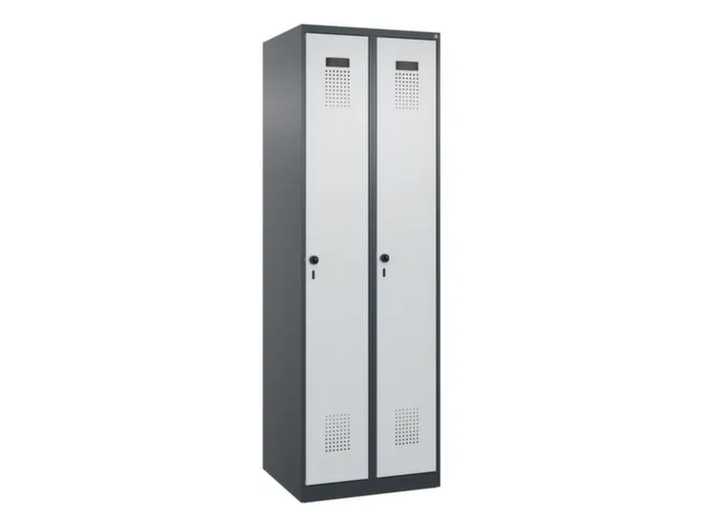 locker voor scheiding van kleding,HxBxD 1850x600x500mm,2vak