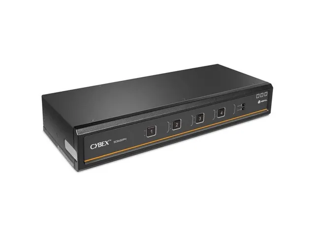 Vertiv SC945DPH, 3840 x 2160 Pixels, 4K Ultra HD, Rack-montage, 1U, Zw