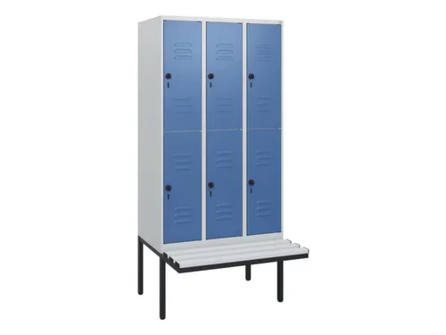 Dubbeldekse dekenkist,HxBxD 1950x900x815mm,3x2vak.,vak B 300mm