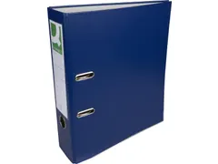 Ordner A4 PP en Papier 80mm Donker Blauw