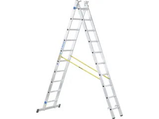 multifunctionele telescoopladder,3x12,sporten,balk L 3,54-8,3m - 5