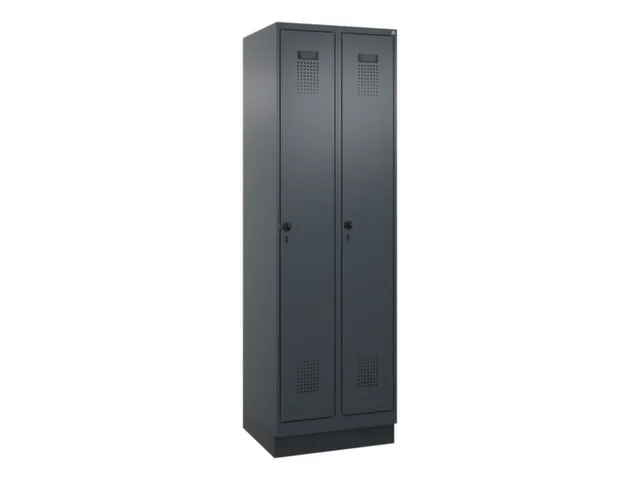 locker voor scheiding van kleding,HxBxD 1950x600x500mm,2vak