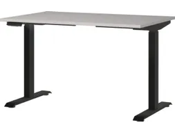Elektrisch ihv bureau,HxBxD 720-1200x1200x800mm,blad decor kasjmier