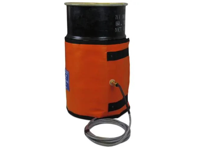Verwarmingsmantel,V. 30L Vat,Buiten Glasvezel/Silicone,Oranje