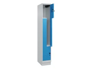Z-garderobekast,HxBxD 1950x300x500mm,vak B 150/300mm,draaigrendel - 2