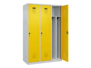 locker voor scheiding van kleding,HxBxD 1850x1200x500mm,3vak - 1