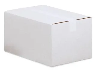 Verzenddoos enkele golf 3 mm wit 370 x 250 x 145 mm - 1