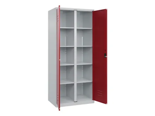 wasgoedverdeelkast,HxBxD 1850x800x500mm,vak B 400mm,cilinderslot