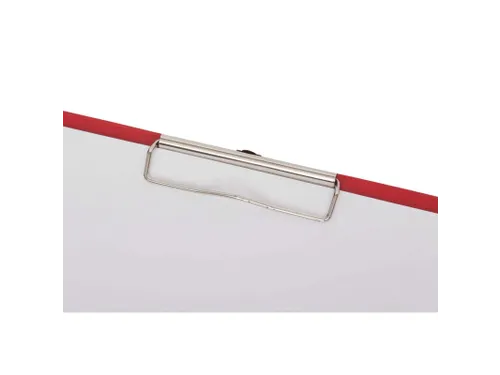 Klembordmap MAUL A4 staand PVC met penlus en insteek rood