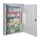 Sleutelkast Hxbxd 550X380X80Mm 50Haakjes 1Deur Ral7035