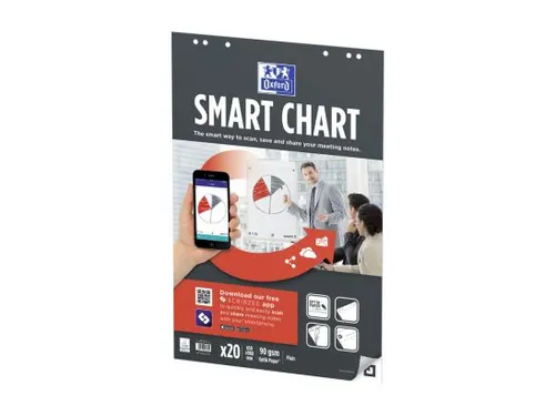 Flipoverpapier Oxford smart 65x98cm. blanco 90gram 20vel
