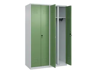 locker voor scheiding van kleding,HxBxD 1850x1200x500mm,4vak - 2