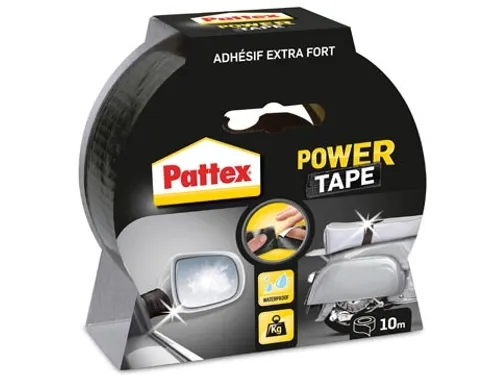 Plakband Power Tape zwart 50mmx10m