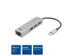 Hub ACT USB-C 3.0 3x USB-A Gigabit ethernet