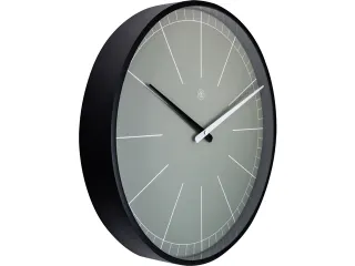 Wandklok nXt Gray Ø 40cm grijs streepaanduiding - 3