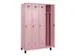 locker voor scheiding van kleding,HxBxD 1950x1200x500mm,4vak