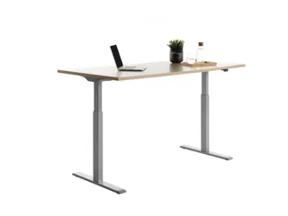 Elektrisch ihv bureau,HxBxD 700-1200x1600x800mm,blad esdoorn - 4