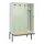 locker met bank,voor scheiding van kleding,HxBxD 2120x1200x815mm,4vak