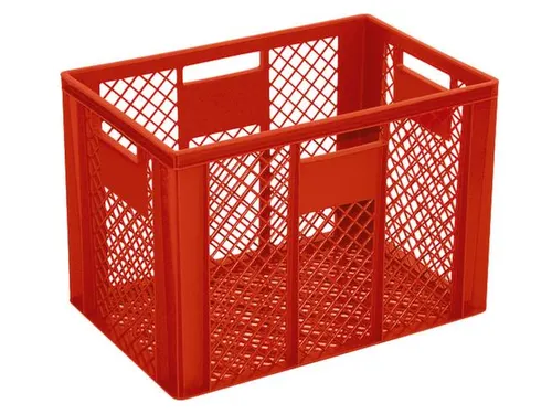 Euronorm Stapelkrat Pe 410x600x400mm 83liter Open Rood