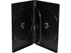 Mediarange Dvd Case 4Disc Blanco Hoezen Zwart 50st