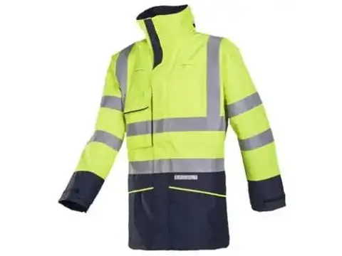 Sioen 7223 regenjas, geel/marineblauw, maat 5XL, per stuk