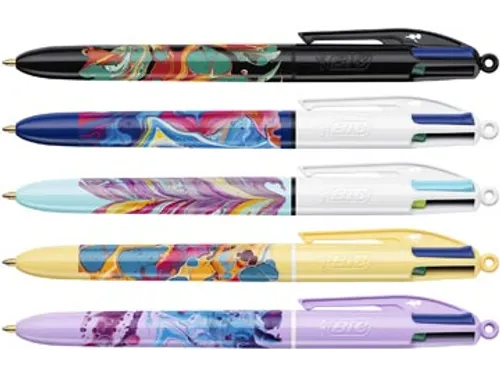 BIC Colours Hydro Purple 4-kleurenbalpen medium