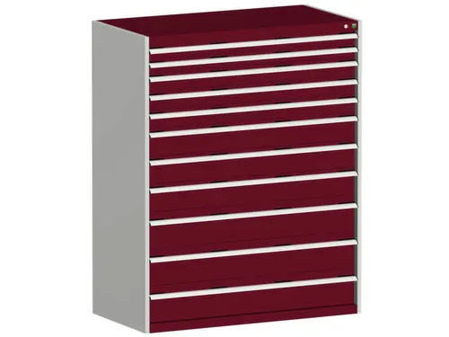 ladekast,HxBxD 1600x1300x750mm,11lade(n),lade voor zware lasten
