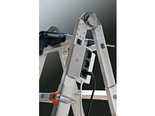 Stekkerdoos Brennenstuhl bureau klembaar 3 voudig 3 meter grijs/wit