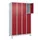 lockerkast,HxBxD 1950x1200x500mm,4x3vakken,vak B 300mm,cil.-slot